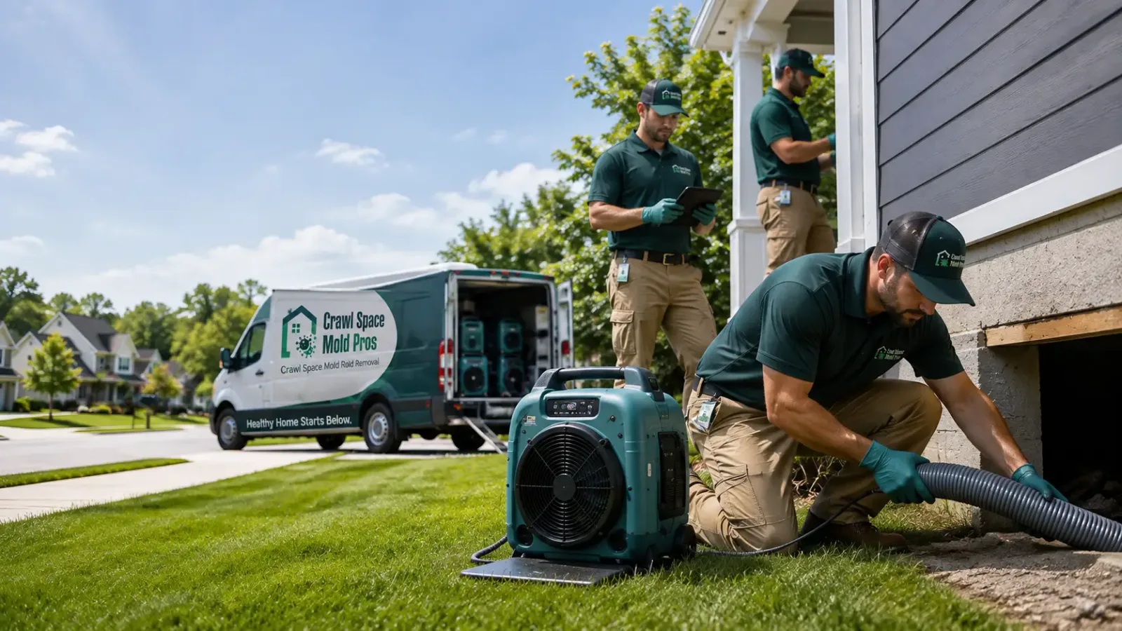 Crawl Space Mold Removal in Scituate, MA